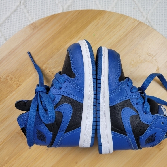 Nike Air Jordan 1 Retro High OG TD - Dark Marina Blue Size 4C - Picture 8 of 10